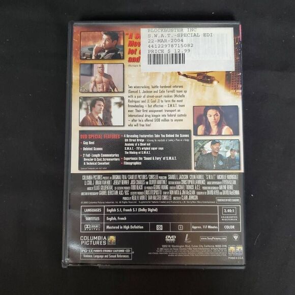 S.W.A.T. (DVD, Special Edition, 2003) Samuel L. Jackson, Colin Farrell – Action - Picture 3 of 3